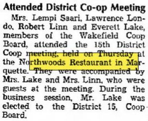 Barrel + Beam (Northwoods Supper Club) - Feb 1976 Article